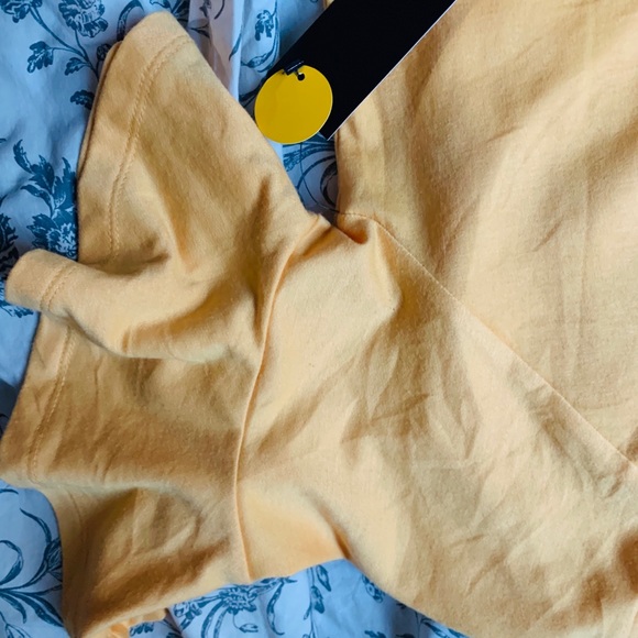 Yellow jersey dress - Picture 3 of 4